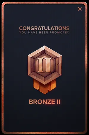 Gamba Bronze II rank badge