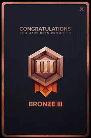 Gamba Bronze III rank badge