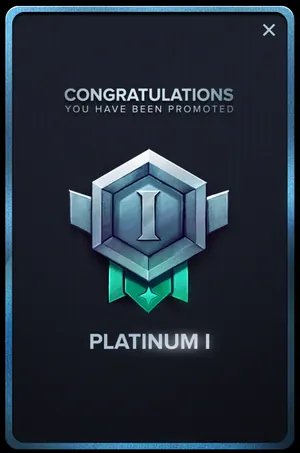 Gamba Platinum I rank badge