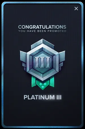 Gamba Platinum III rank badge