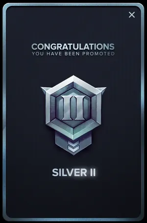 Gamba Silver II rank badge
