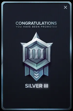 Gamba Silver III rank badge